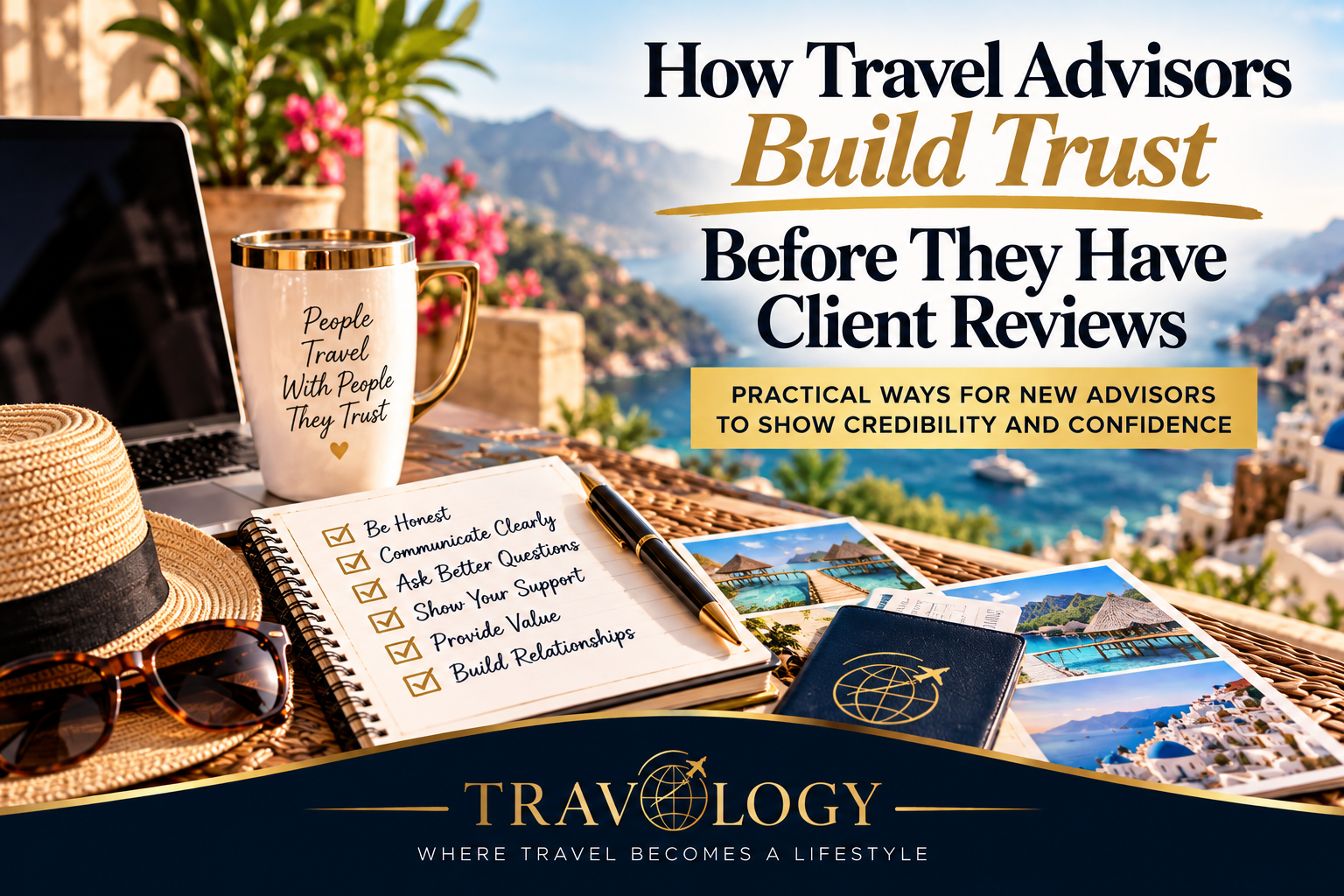 How travel agents build trust before they have client reviews